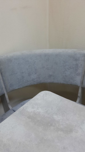 Кухонный уголок Миссия V велюр (цемент) в Алдане - aldan.mebelnovo.ru | фото