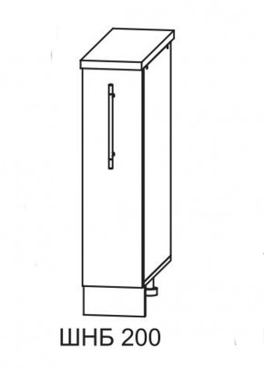 Олива СБ 200 шкаф нижний бутылочница в Алдане - aldan.mebelnovo.ru | фото