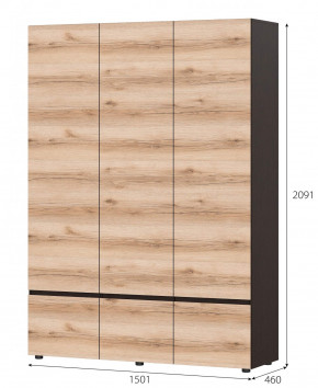 Шкаф 3-х Берген в Алдане - aldan.mebelnovo.ru | фото