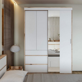 Шкаф-купе Брауни 1.5м в Алдане - aldan.mebelnovo.ru | фото