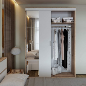 Шкаф-купе Брауни 1.5м в Алдане - aldan.mebelnovo.ru | фото