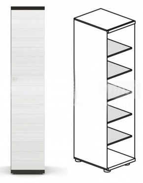 Шкаф однодверный Гретта СБ-637 в Алдане - aldan.mebelnovo.ru | фото