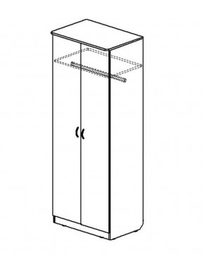 Шкаф распашной 2-х створчатый в Алдане - aldan.mebelnovo.ru | фото