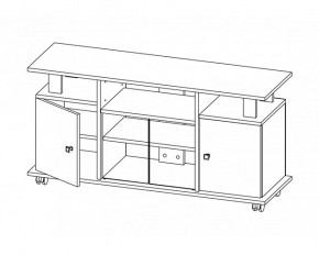 Тумба под ТВ Виста-13 Н в Алдане - aldan.mebelnovo.ru | фото